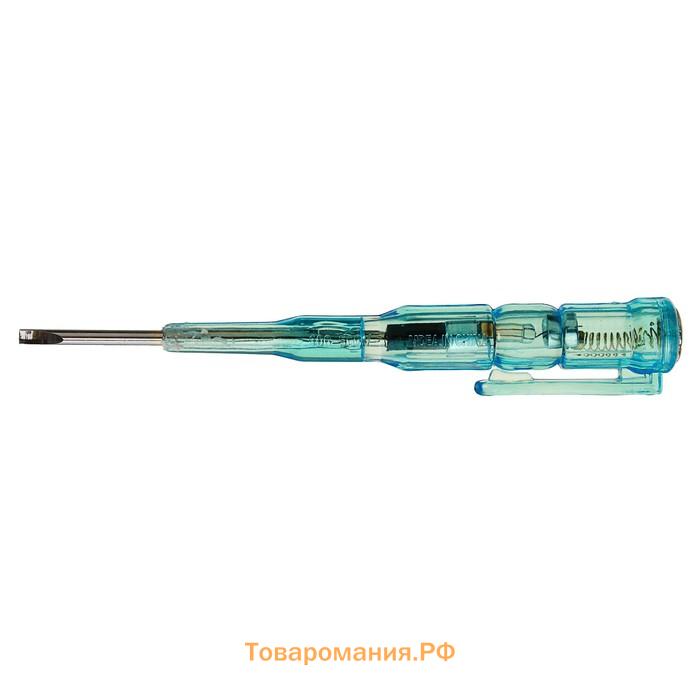 Отвертка индикаторная ЛОМ, пластиковая рукоятка, 120 мм