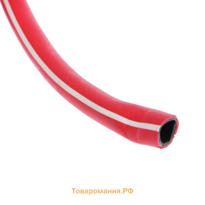 Шланг поливочный морозостойкий, ТЭП, 12 мм (1/2"), 15 м, армированный, COLOR, красный