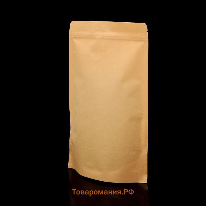 Пакет Zip - lock Крафт с прямоугольным окном 18×26 см