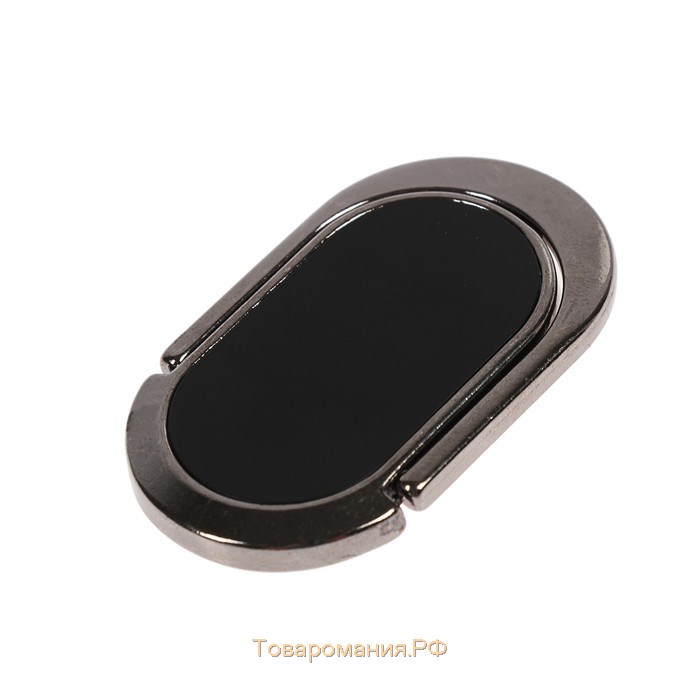 Держатель-подставка с кольцом для телефона Luazon, металлическая основа, чёрный