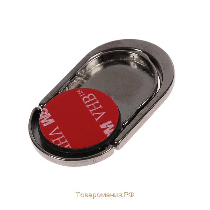 Держатель-подставка с кольцом для телефона Luazon, металлическая основа, чёрный