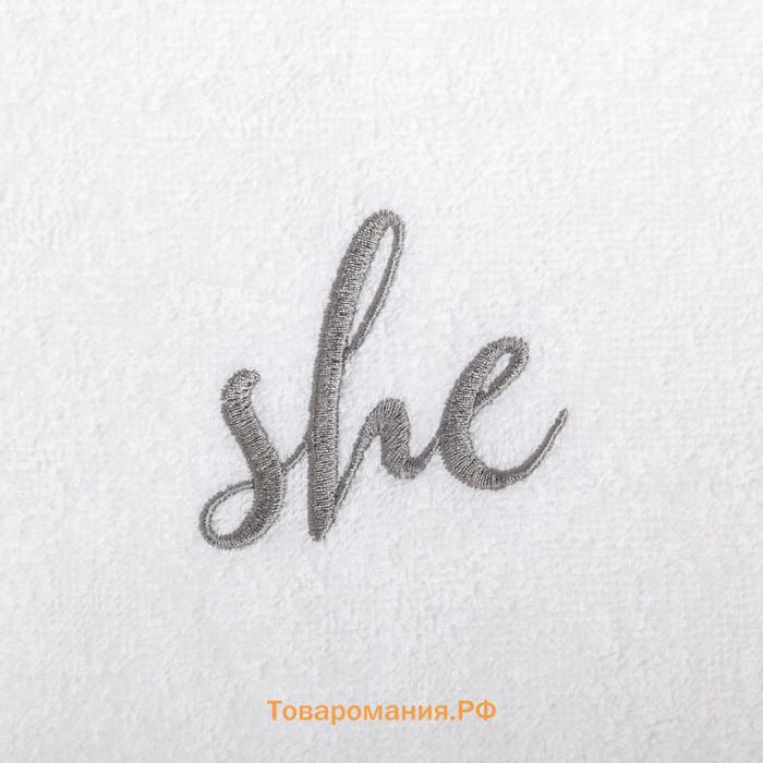 Набор полотенец "She & He" 35х50 см-2 шт, 100% хлопок, 350 г/м2