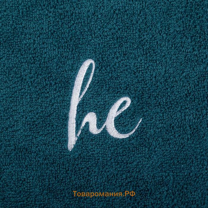 Набор полотенец "She & He" 35х50 см-2 шт, 100% хлопок, 350 г/м2