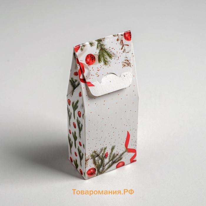 Коробка складная «С Новым годом!», 6 х 14,5 х 3,5 см