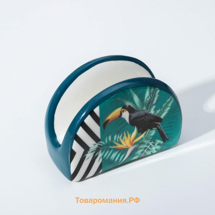Салфетница  «Тропики», 9.8×4.5×6.2 см