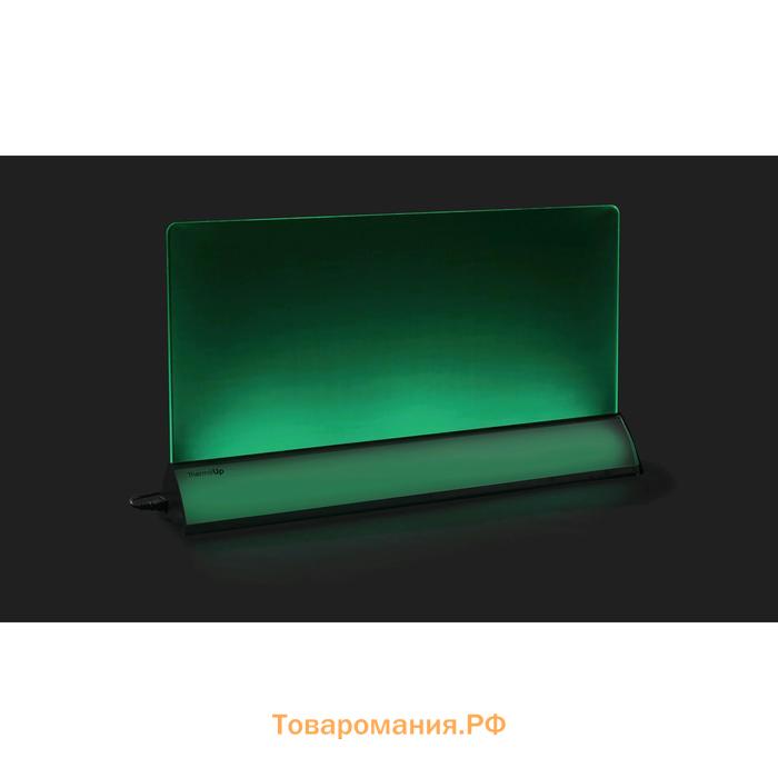 Обогреватель ThermoUp FLOOR LED Plus, инфракрасный, напольный, 500 Вт, 12-14м², серебристый