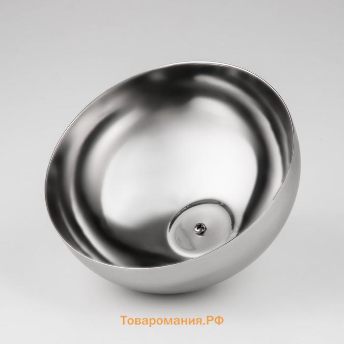 Крышка-Клош из нержавеющей стали, 20×20×14 см, круглая