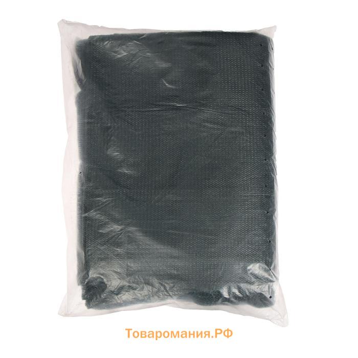 Сетка затеняющая, 10×2 м, плотность 80 г/м², зелёная, в наборе 25 клипс