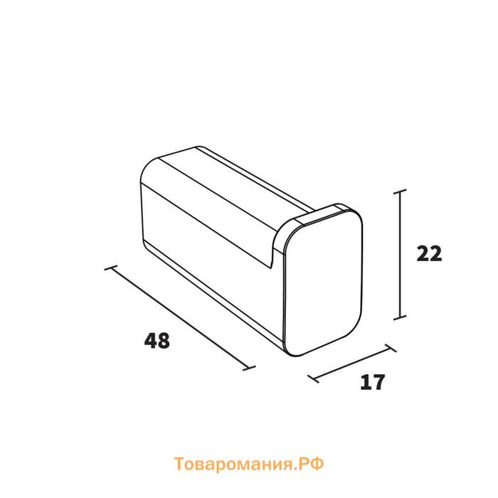 Крючок одинарный NEX011