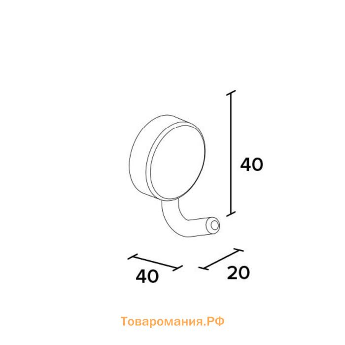 Крючок одинарный SIMPLE010