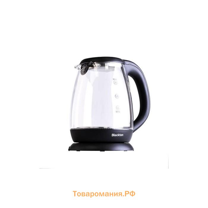 Чайник электрический Blackton Bt KT1824G, 1.8 л, 1500 Вт, чёрный