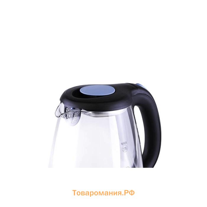 Чайник электрический Blackton Bt KT1824G, 1.8 л, 1500 Вт, чёрный