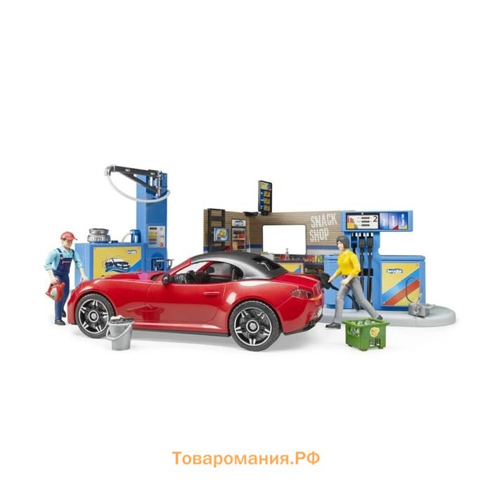 Игровой набор «Автозаправка с автомойкой и аксессуарами»