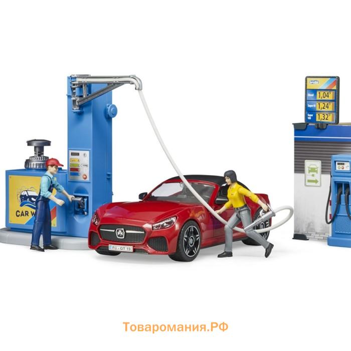 Игровой набор «Автозаправка с автомойкой и аксессуарами»