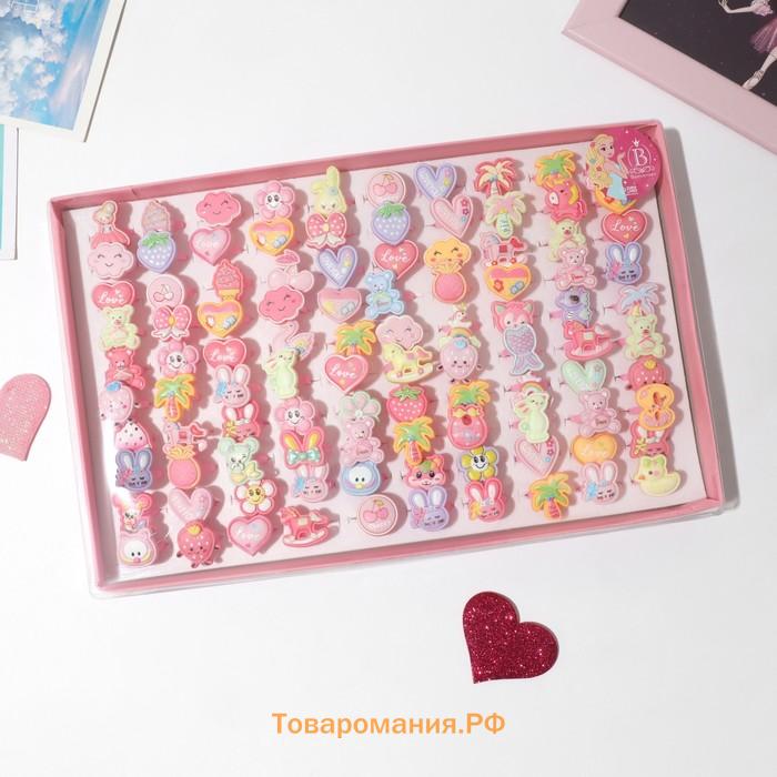 Кольцо детское Выбражулька «Воображариум», форма МИКС, цветное, безразмерное