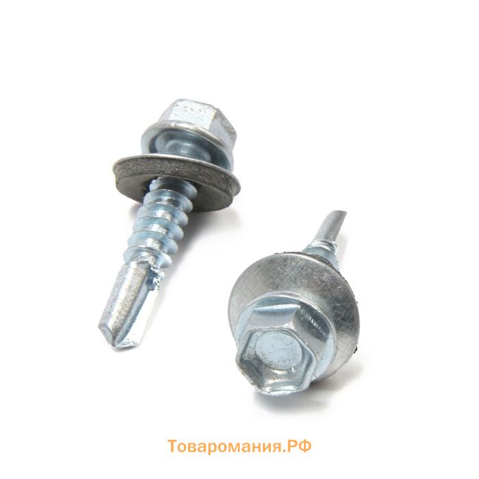 Саморезы кровельные 5.5×25 мм, оцинкованные, 200 шт.