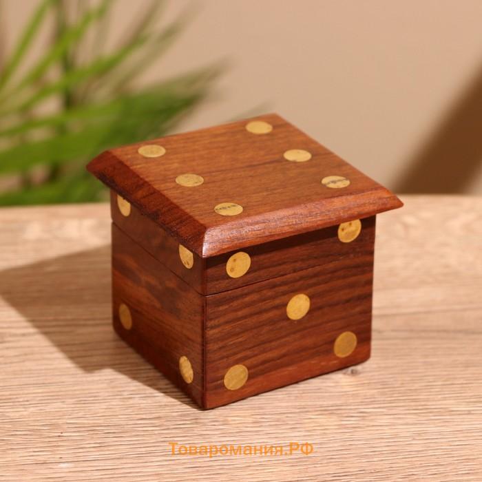 Игра настольная «Кубики», 7.5×7.5×6 см, дерево шишам
