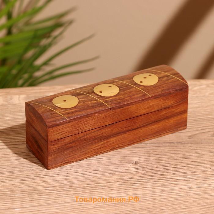 Игра настольная «Кубики», 12.5×4×4 см, дерево шишам