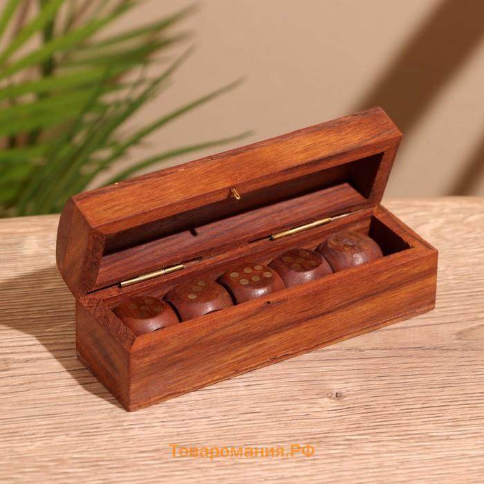 Игра настольная «Кубики», 12.5×4×4 см, дерево шишам