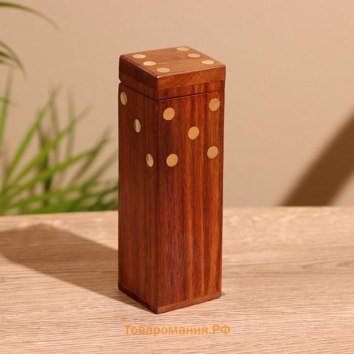 Игра настольная «Кубики», 12.5×4×4 см, дерево шишам