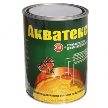 Грунт-антисептик "Акватекс", палисандр, 0,8 л