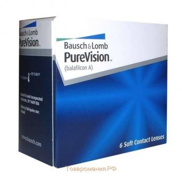 Контактные линзы Pure Vision, 2/8,6, в наборе 6 шт.