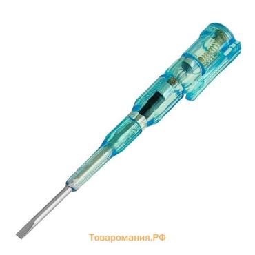 Отвертка индикаторная ЛОМ, пластиковая рукоятка, 120 мм