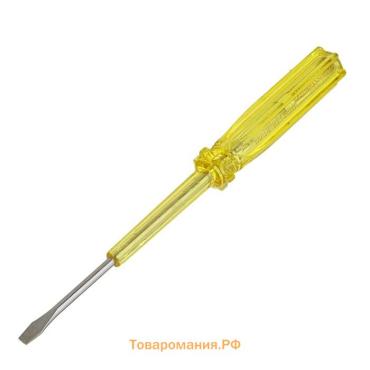 Отвертка индикаторная ЛОМ, пластиковая рукоятка, 160 мм