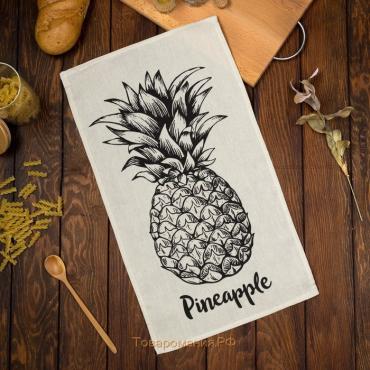 Полотенце кухонное Pineapple 35х60 см, 100% хлопок, 160г/м2