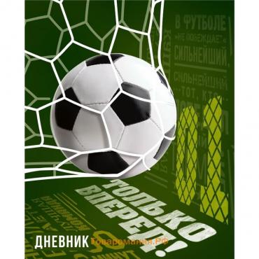 Дневник универсальный для 1-11 классов, "Футбол", твердая обложка 7БЦ, глянцевая ламинация, 40 листов