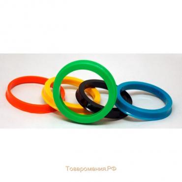Пластиковое центровочное кольцо ВЕКТОР 108,1-106,1, цвет МИКС