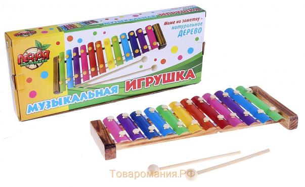 Игрушка музыкальная Металлофон, 12 тонов