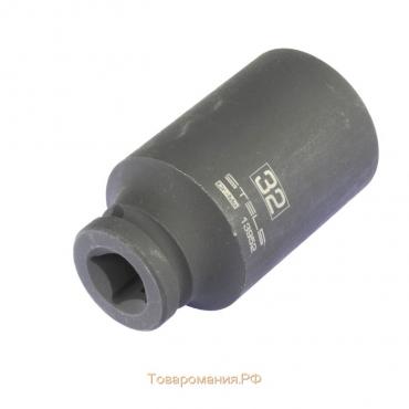 Головка ударная Stels 13952, 32 мм, 1/2", CrMo, шестигранная, удлиненная