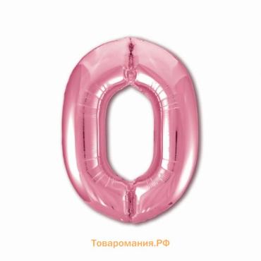 Воздушный шар фольгированный 40" «Цифра 0»