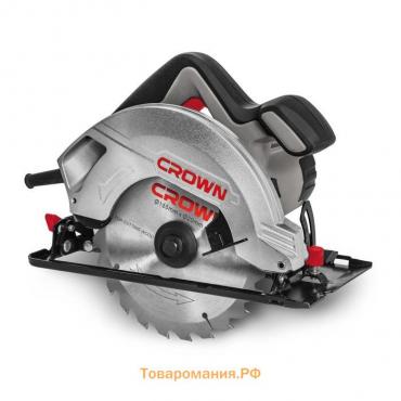 Пила дисковая CROWN CT15187-165, 1200 Вт, 5500 об/мин, 165х20 мм, пропил 45°/90° 38/54 мм