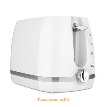 Тостер BQ T1711, 900 Вт, 2 тоста, 4 режима обжаривания, белый