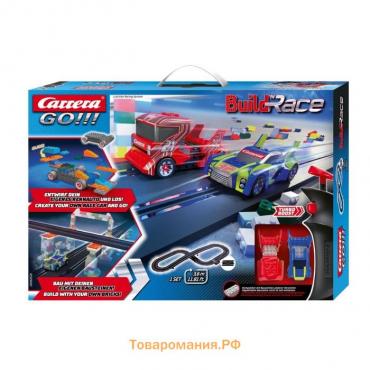 Трек гоночный Carrera Go: Build 'n Race, 3.6 м