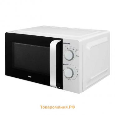 Микроволновая печь JVC JK-MW120M, 700 Вт, 6 уровней мощности, 20 л, белая