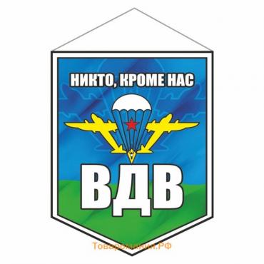 Вымпел "ВДВ", 75 х 100 мм, двусторонний