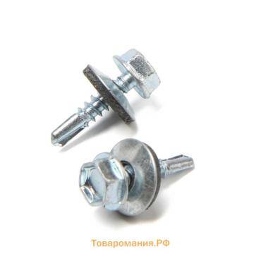 Саморезы кровельные 5.5×19 мм, оцинкованные, 250 шт.