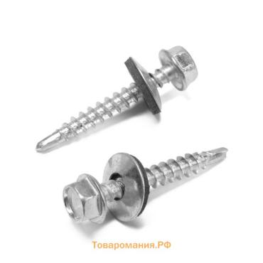 Саморезы кровельные 4.8×35 мм, оцинкованные, 250 шт.