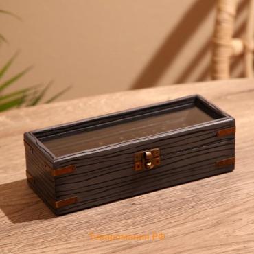 Игра настольная «Домино», в шкатулке, 22×8.5×6.5 см, манговое дерево