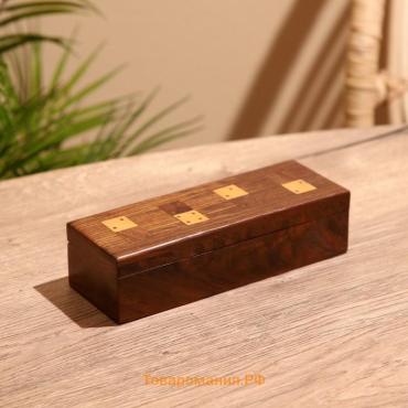 Игра настольная «Домино», 20×7×5.5 см, дерево шишам